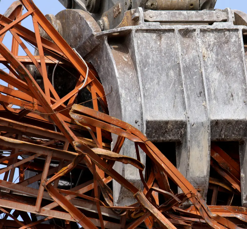 Recogida de chatarra en Santa Coloma de Farners